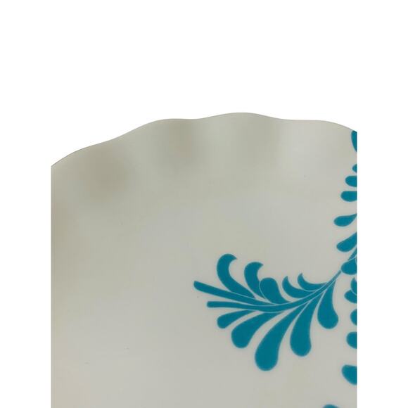 Lenox X Kate Spade Gwinnett Lane Turquoise 9.1 Inch Luncheon Plate - Picture 5 of 10